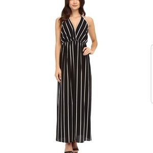 ISO Brigitte Bailey Petra Striped Halter Dress